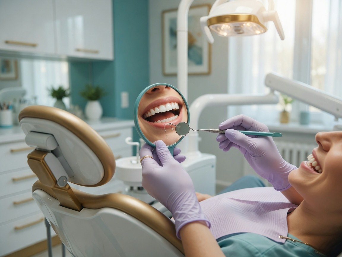 Limpieza y examen dental preventivo profesional en LeesPike Dental, Sterling VA